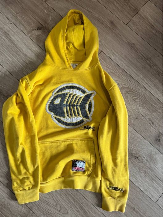 желтое худи fishbone sk8 y2k rap hiphop