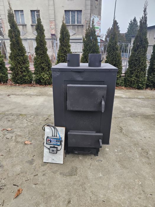 Piec nadmuchowy METAL MAX 20 kW – solidny, duże palenisko