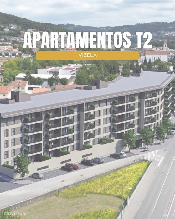 T2 Novo com terraço, garagem e ar condicionado — Caldas de Vizela (São Miguel e São João), Braga