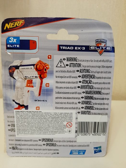 Nerf Бластер Элит Триад артикул A1690E35