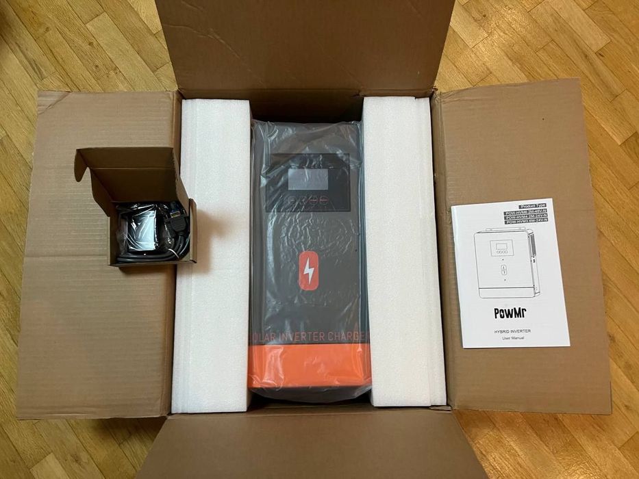 Гібридний інвертор PowMr 6.2Kw 48V з WI-FI  (1фазний(