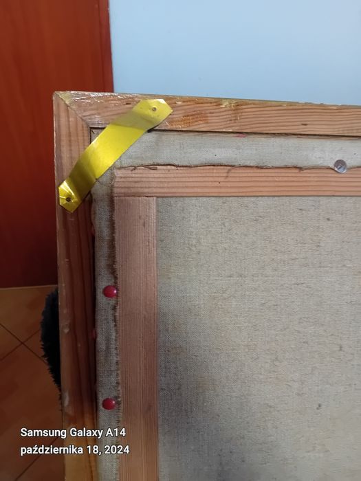 Dama w liliowej sukni - malowany ręcznie na płótnie