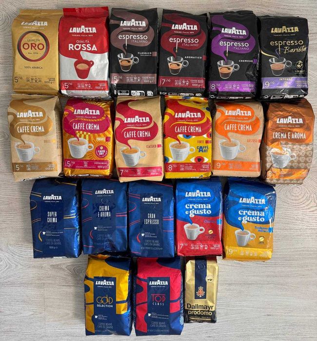 Кофе Кава Lavazza  ILLY  Dallmayr молотый мелена зерно Польша Итлаия Германия