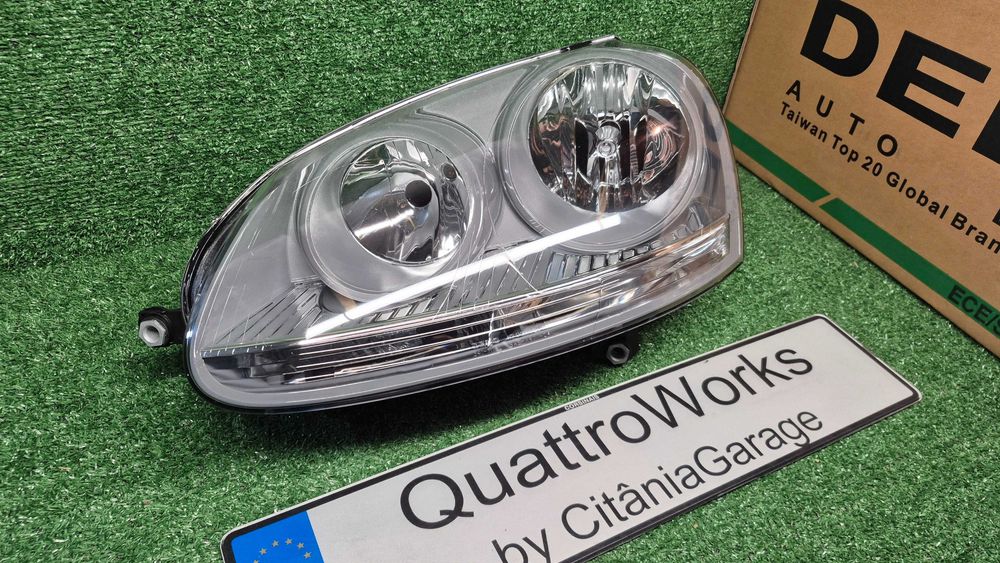 VW Golf V-10.03-07.09- ÓTICA/FAROL FRENTE ESQUERDA NOVA DEPO EMBALADA
