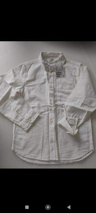 Koszula h&m, rozmiar 122