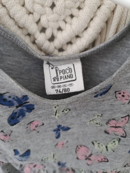 PocoPiano 2 x sukienka roz.74/80