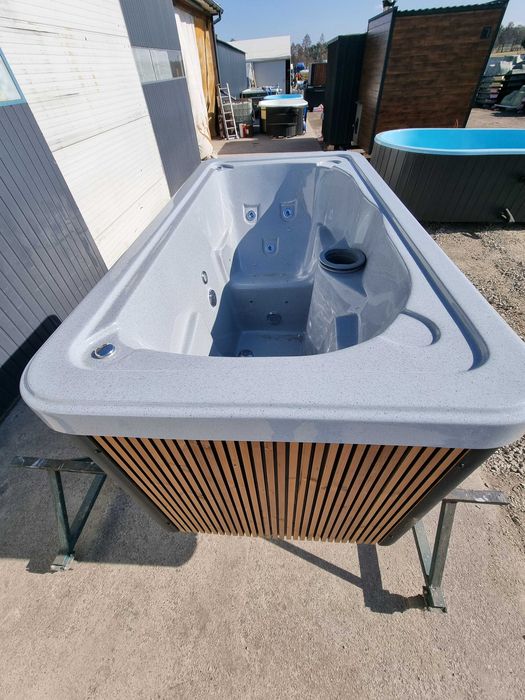 Jacuzzi ogrodowe luksusowa wanna spa DUO dwuosobowa hydromasaż pompa ciepła