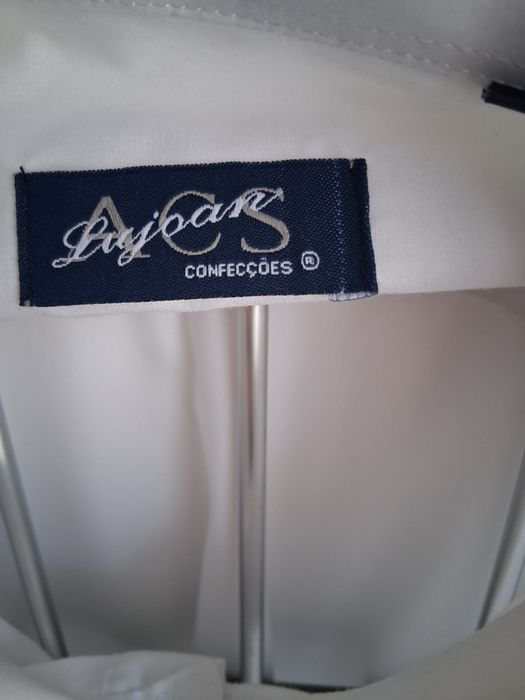 Camisa branca lisa para Homem