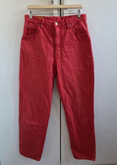 Edwin Japan Jeans męskie spodnie Newton Slim  34x30 czerwone