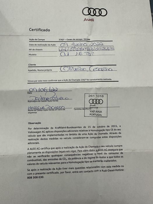 AUDI A 1 de 2011