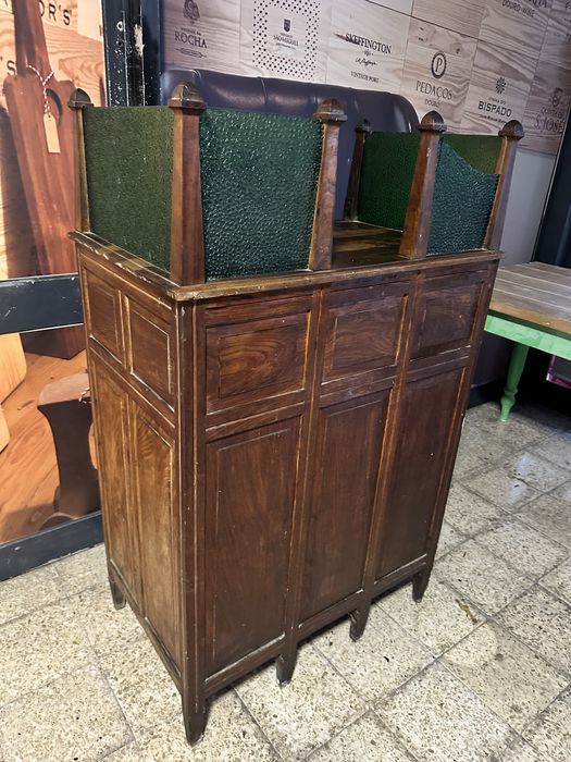 Movel antigo para maquina registadora!