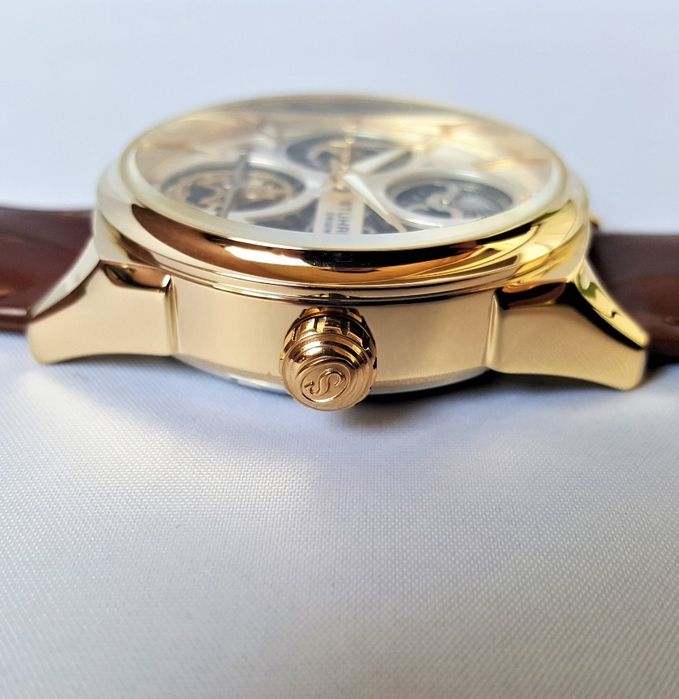 Stührling Original - Automatic - Moon - Dual Time - Open Heart
