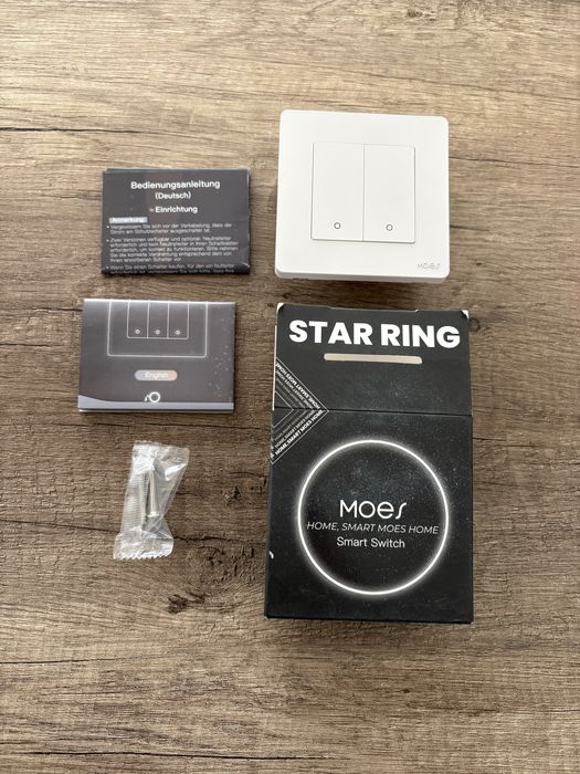Moes Star Ring Smart Switch 2 Gang