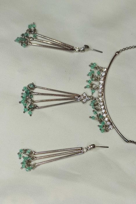 Винтажная бижутерия набор колье, серьги