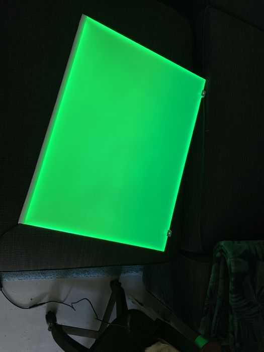 painel retroiluminado para aquario