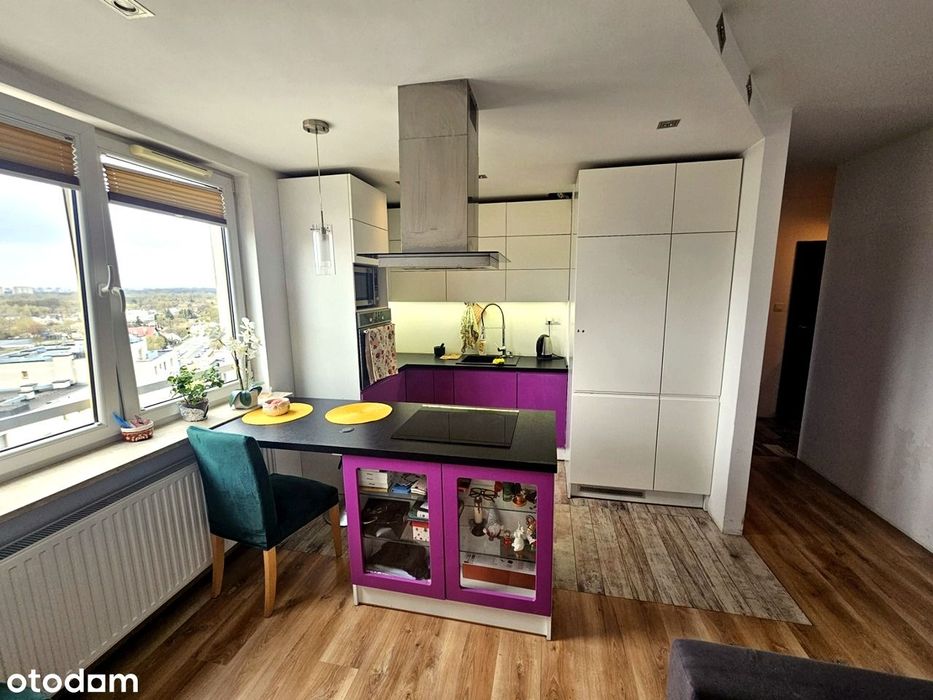 Funkcjonalne 2-pokojowe mieszkanie 43 m², 11 piętro z panoramą miasta