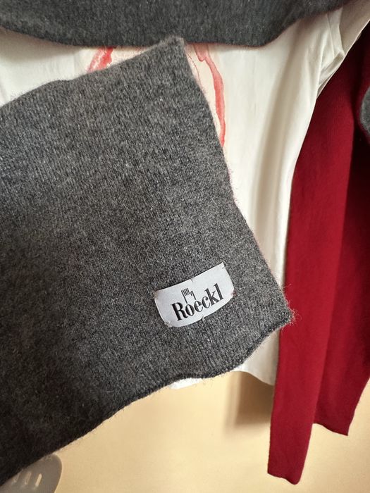 Ekskluzywny Dwustronny Szal Roeckl - 100% Wełna Merino