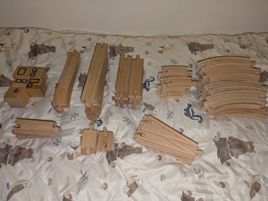 Tory ikea pociag klocki