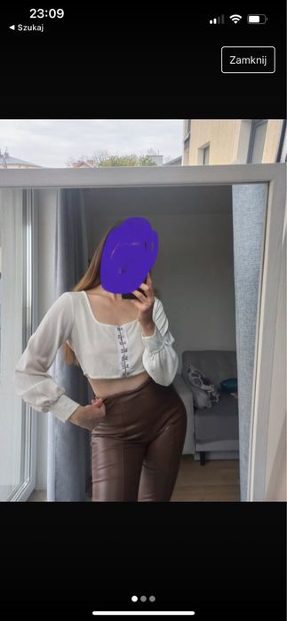 Bluzka krótka Boohoo M