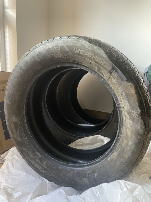 Три шини Firestone WeatherGrip 225/60 R18 100H (всесезонні)