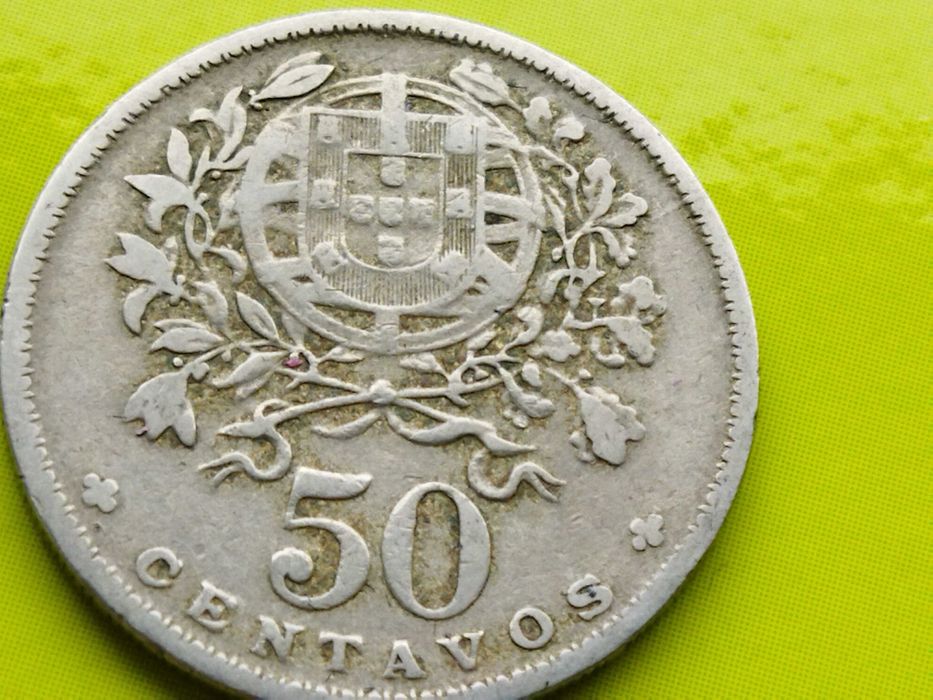 moeda de 50 centavos 1928