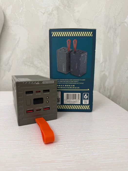 Павербанк REMAX Outdoor Power Bank 60000 mAh with LED Light