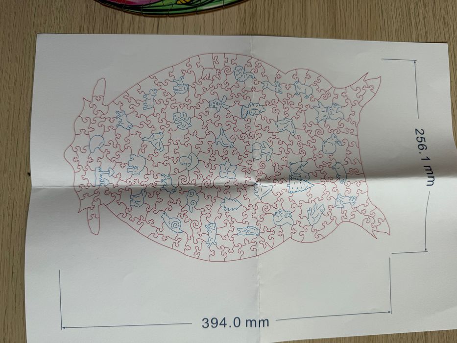 Puzzle drewniane Sowa 250 elementów