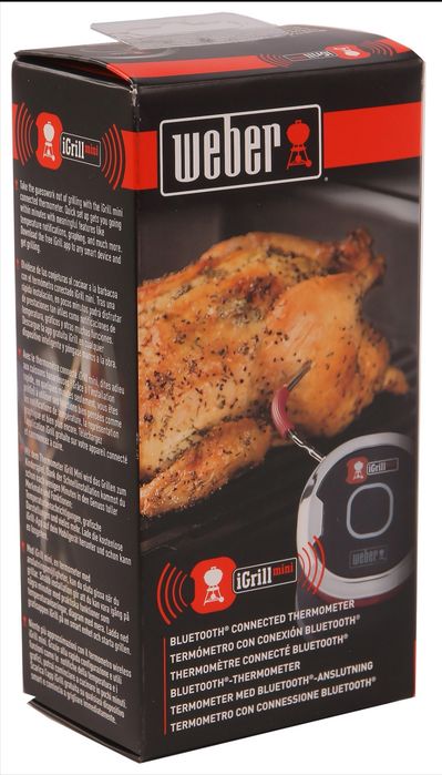 Weber Igrill 2 mini Bluetooth Умный безпроводной термометр электронный цифровий для гриля мяса м'яса кулинарный кулінарний градусник коптильни духовки