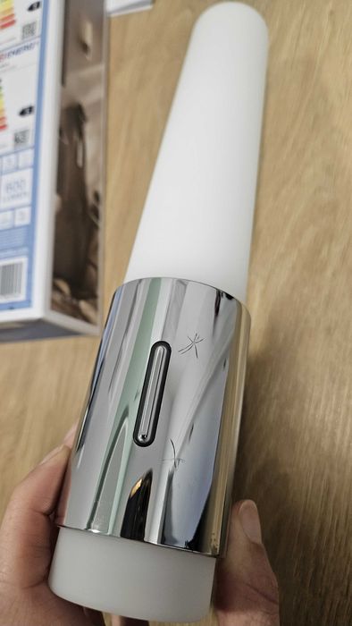 2x Srebrny kinkiet łazienkowy IP44 | Regulacja świecenia | Nowy