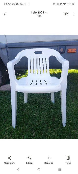 Sprzedam krzesło plastikowe