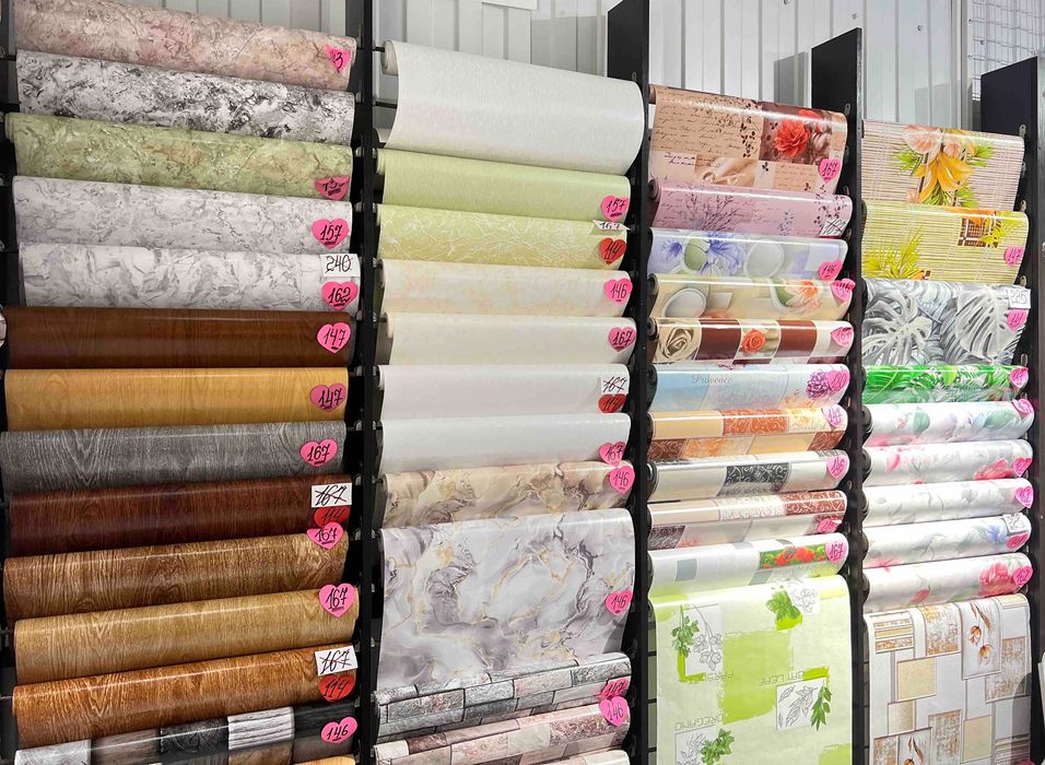 Шпалери паперові дуплекс та вологостійкі 53см шириною 10м довжиною