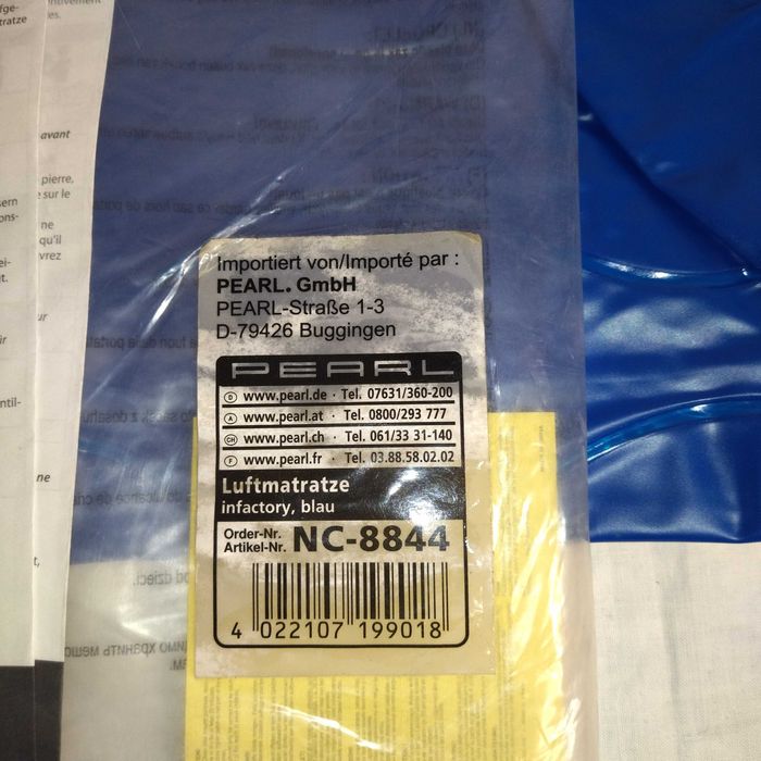 Надувний матрас, Німеччина