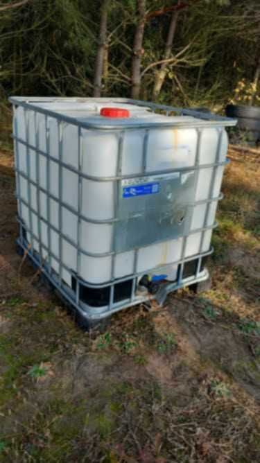 Zbiornik na wodę typu mauzer 1000 L