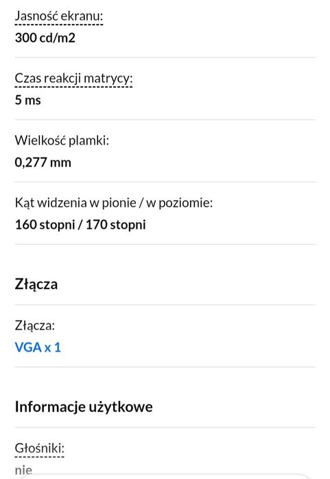Monitor LCD Asus VW221D 22"