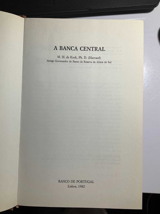 A Banca Central - M. H. de Kock