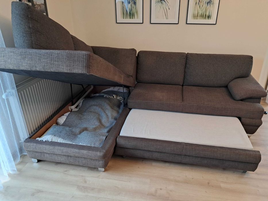 Narożnik Wajnert z funkcją spania lewy 180*260