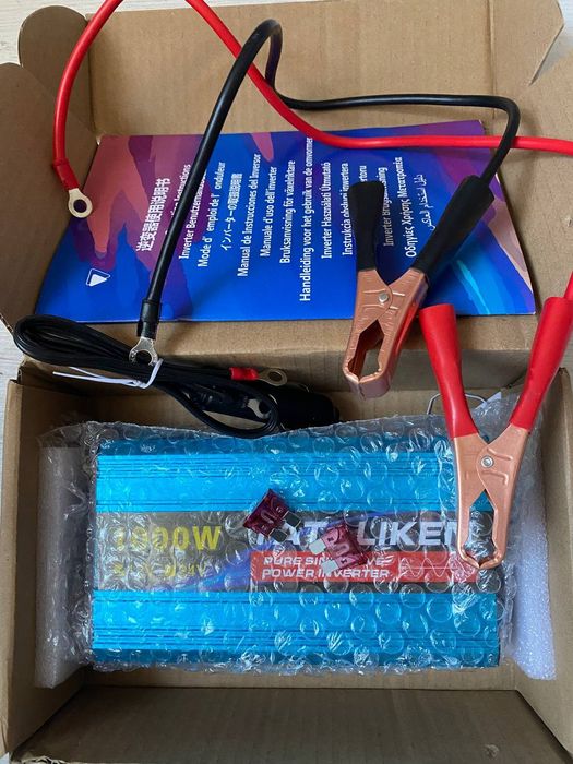 Наявність. Інвертор Tataliken 1000W, 12/220В, безшумний, чистий синус