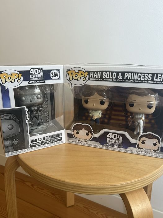 Funko pops Marvel, Harry Potter, Toy Story, He-Man, Star Wars, Batman.