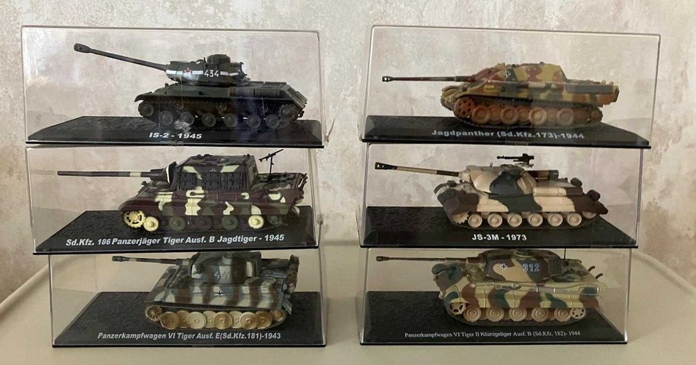 Czołgi kolekcjonerskie - skala 1:72 - Tiger Elefant i Tiger Ausf. E