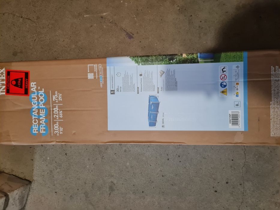 Basen ogrodowy Prostokątny 300x200 INTEX