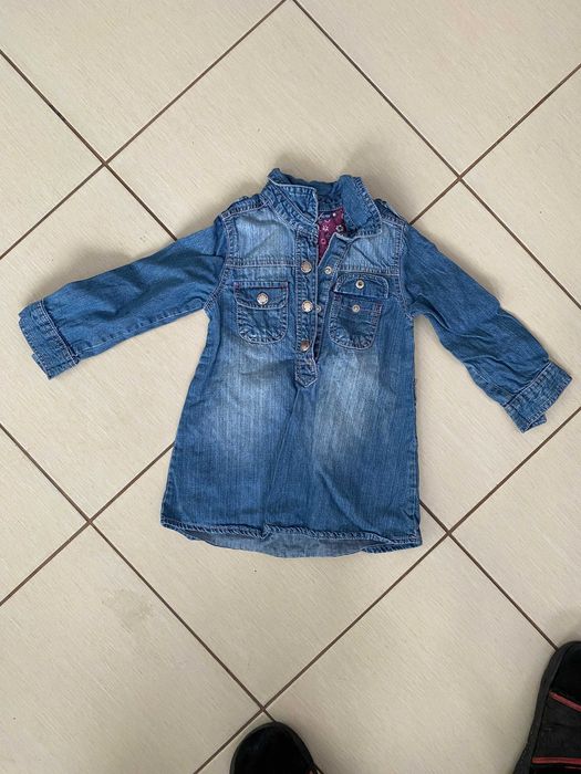 Плаття для дівчинки джинсове