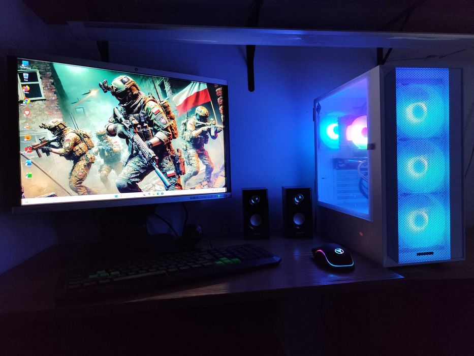 Gamingowy komputer. M.2 NVME, RX580 8GB, 64GB RAM,8-12rdzeni+akcesoria