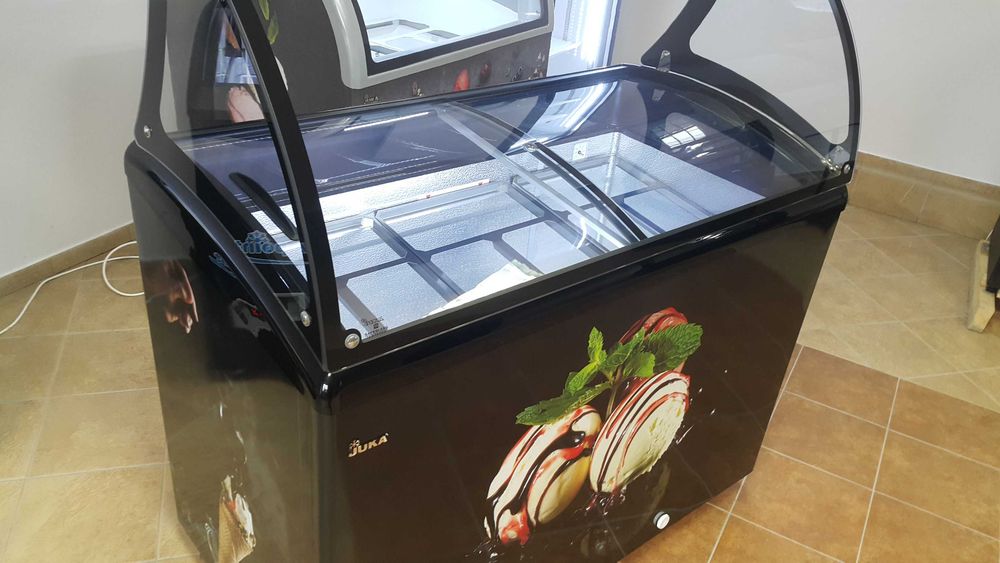 Zamrażarka na 9 kuwet kuweciarka do lodów na lody JUKA M400SL konserwator do lodów gałkowych DOSTAWA