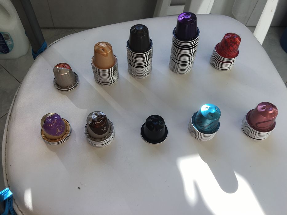 Capsulas nespresso limpas para trabalhos manuais