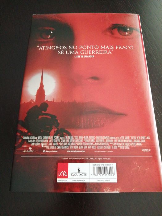 Livro A Rapariga Apanhada na Teia de Aranha
de David Lagercrantz