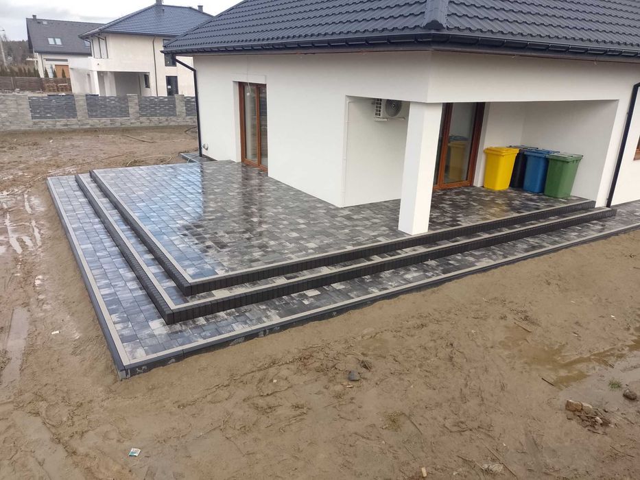 Układanie kostki brukowej