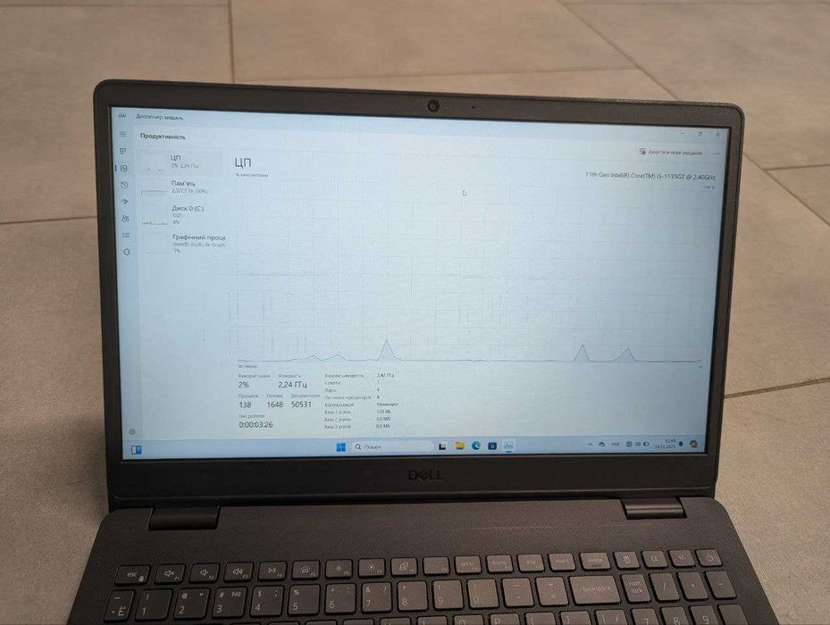 Ноутбук DELL Vostro 3500 Gen Intel Core I5-1135G7 12/256SSD 15.6 Win11