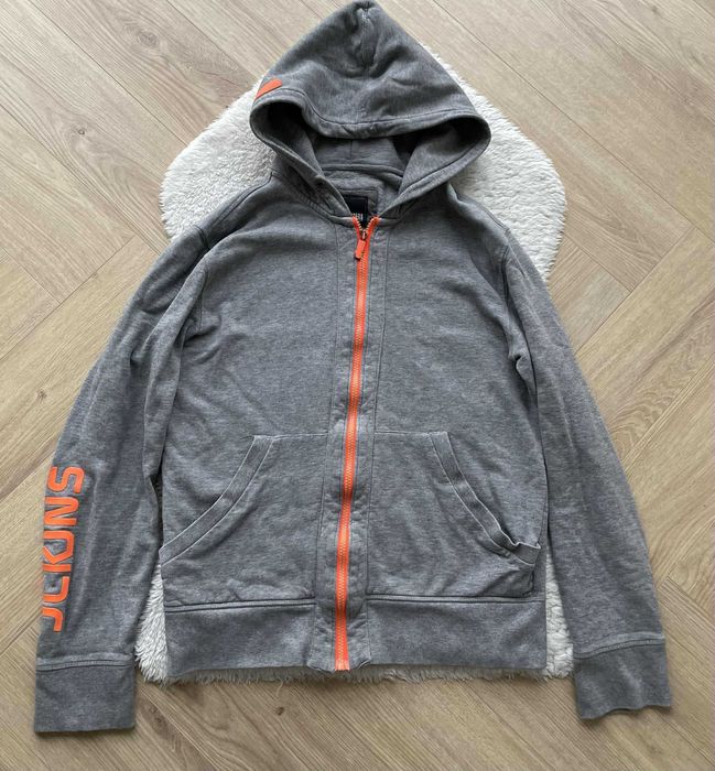 Jack&Jones szara bluza z kapturem M męska
