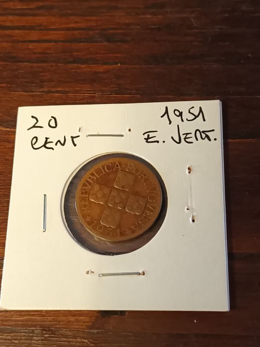 20 Centavos 1951 Eixo Vertical