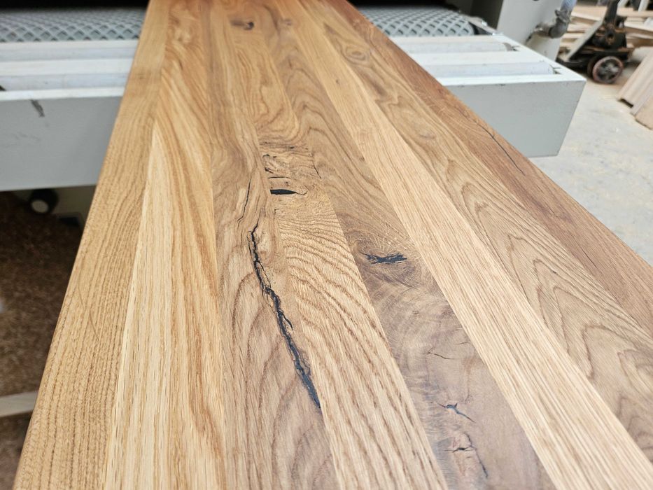 Stopnie schodowe Dębowe Rustykalne lite 4cm, stopnice Dąb schody Rustic